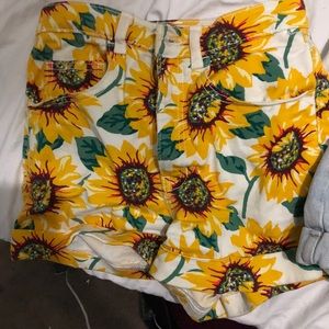 American apparel sunflower shorts